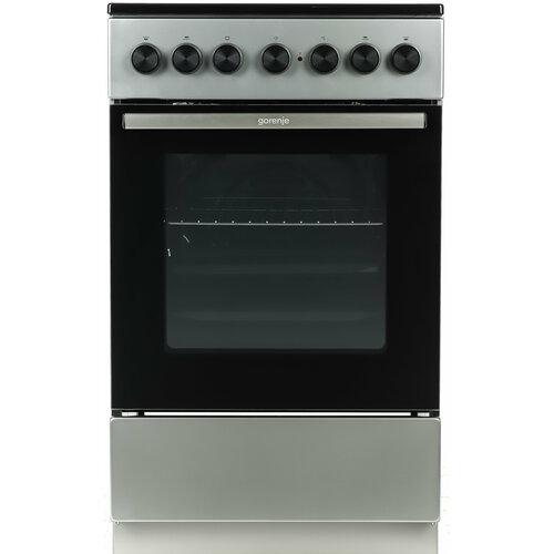 Плита электрическая Gorenje GEC5B41SG, стеклокерамика, серый