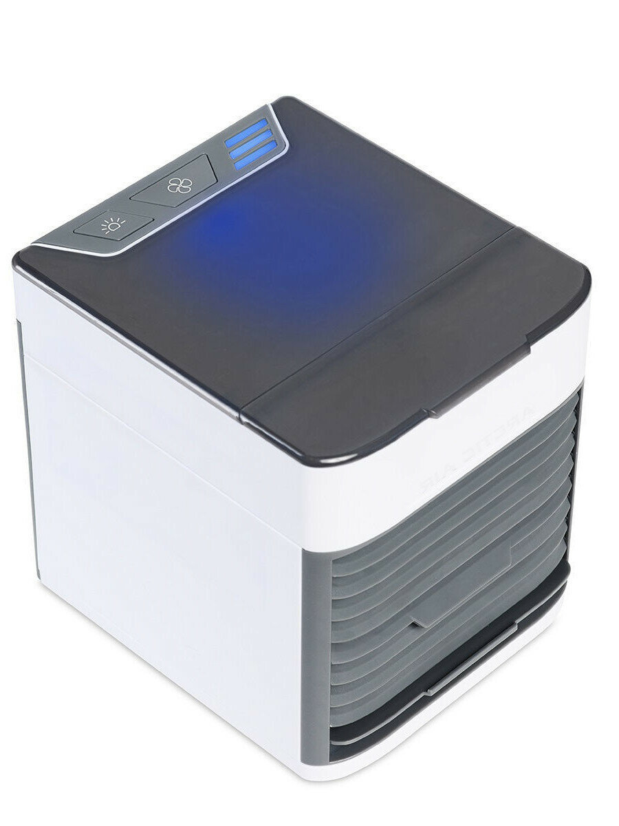 Компактный кондиционер-увлажнитель, с моющимися фильтрами, 7 режимов подсветки