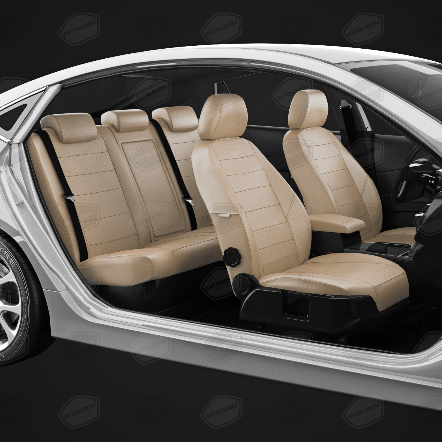 Чехлы на сиденья Ford EcoSport (Форд ЭкоСпорт) с 2018-н в джип 5 мест