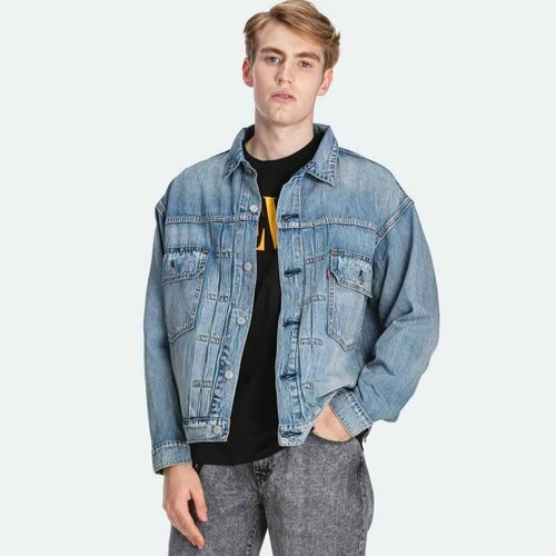 Джинсовая куртка Levis, размер S, синий