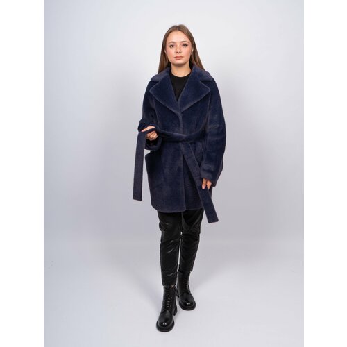 фото Пальто , размер 52, фиолетовый 365 clothes