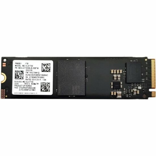 Накопитель SSD Samsung M.2 1TB PM9B1 PCIe 4.0 x4 (MZVL41T0HBLB-00B07)