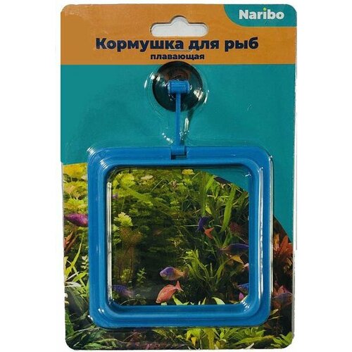 Naribo Кормушка Naribo пластиковая на присоске квадратная 465₽