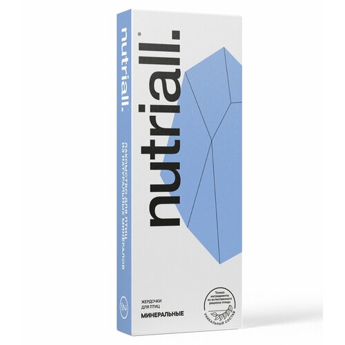 Лакомство для птиц Nutriall 2 жердочки минеральные (из натуральных минералов) 130г