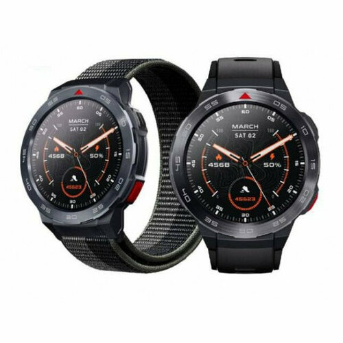 Умные часы Xiaomi Mibro Watch GS Pro (XPAW013) EU, черные (+ 2 ремешка)