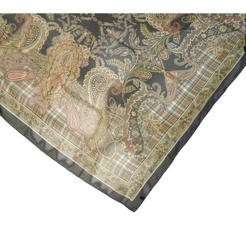 фото Платок clubseta,140х140 см, мультиколор, зеленый