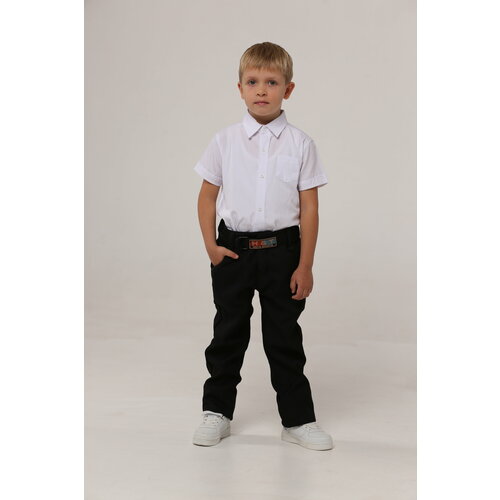 Школьные брюки HAPPY TREE, размер 134, черный