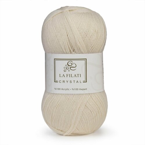 5 мотков Пряжа LA FILATI CRYSTAL 100гр, 475м, 100% акрил, цвет 303