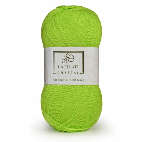 5 мотков Пряжа LA FILATI CRYSTAL 100гр, 475м, 100% акрил, цвет 317