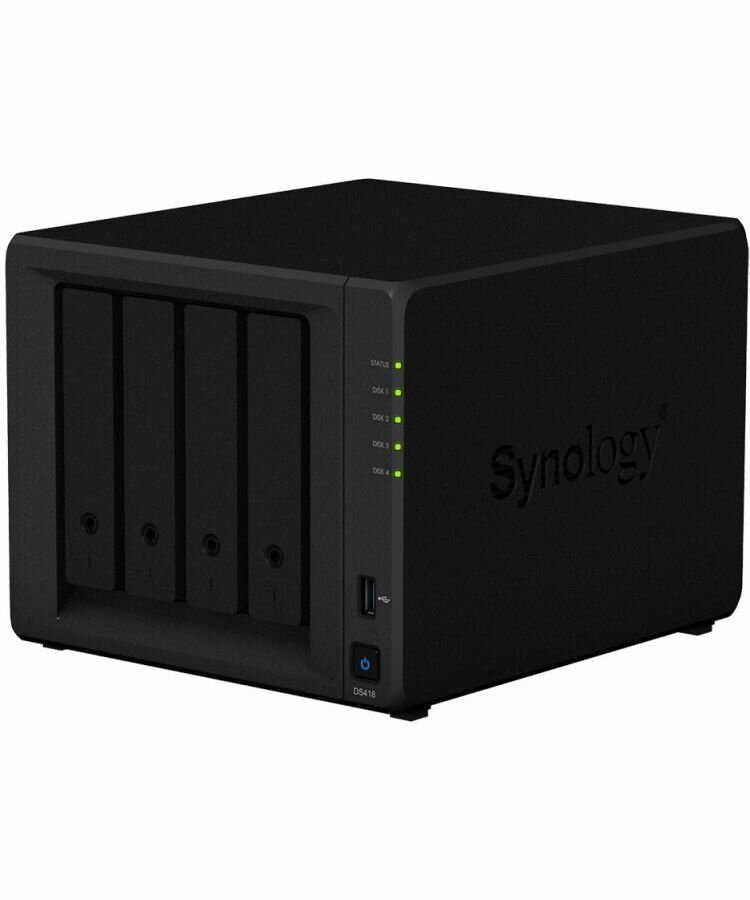 Сетевое хранилище NAS Synology DS418 USB3