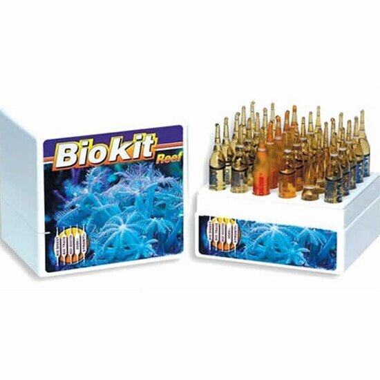 Набор препаратов Prodibio BIO KIT REEF для рифового аквариума BIODIGEST+ BIOPTIM + REEFBOOSTER + IODI + STRONTI ампулы 30 шт