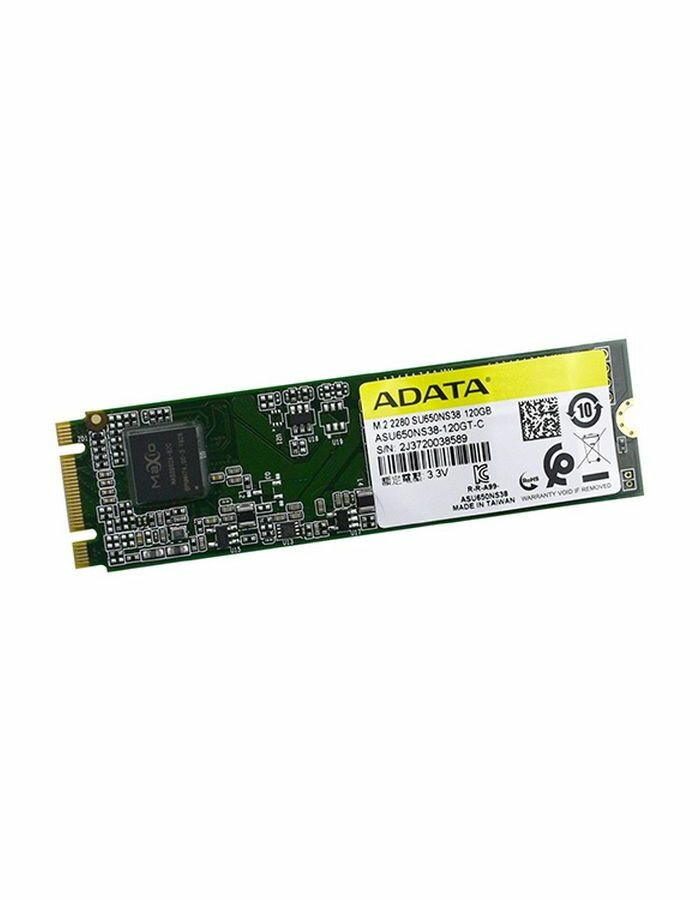 Твердотельный накопитель ADATA Ultimate SU650 120 ГБ M2 ASU650NS38-120GT-C