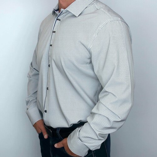 фото Рубашка getoni, размер 2xl, серый