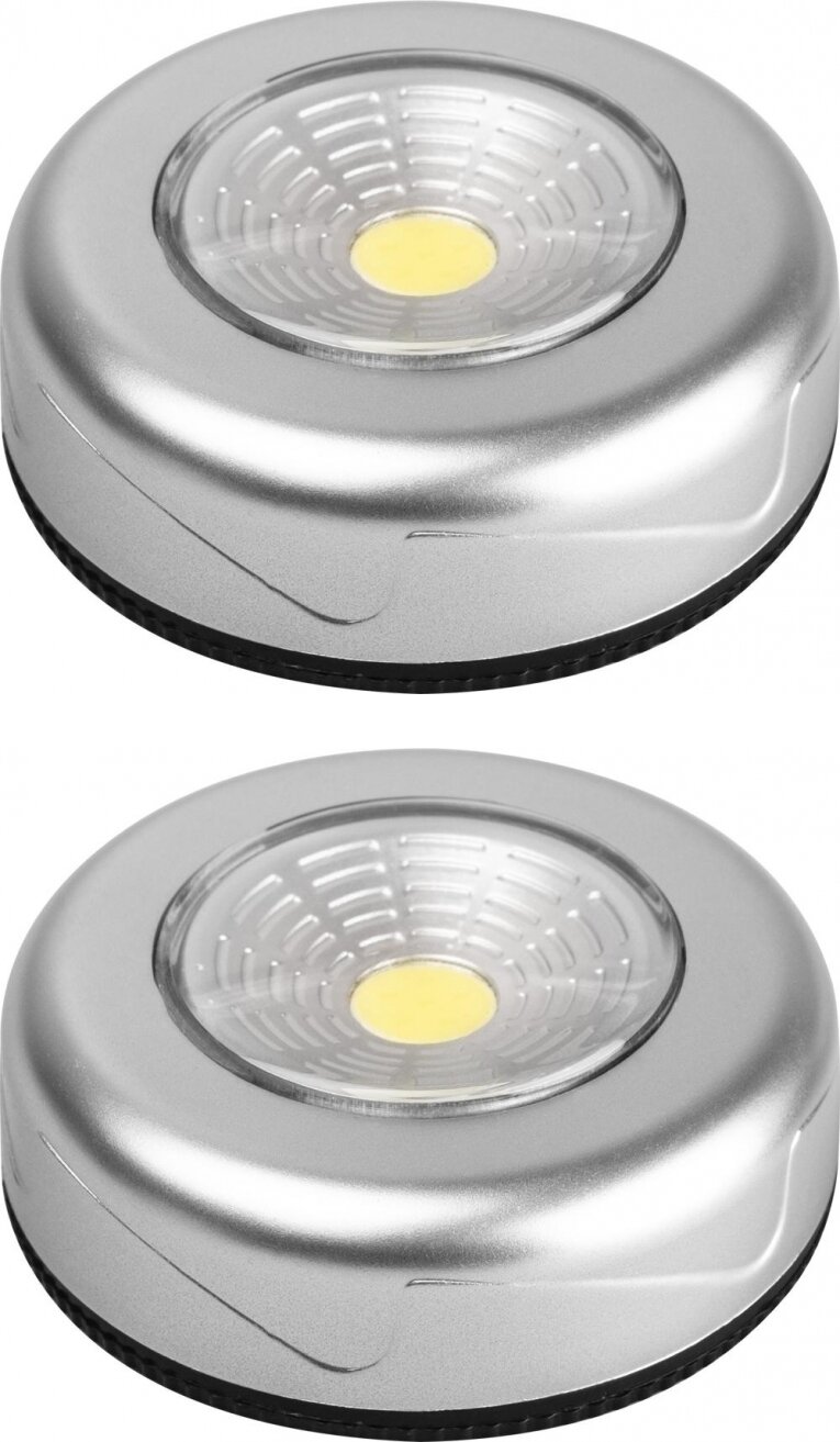 фото Фонарь ФАZА TF3-L1W-wh пушлайт 1 COB светодиод серебро (комплект из 5 шт.)