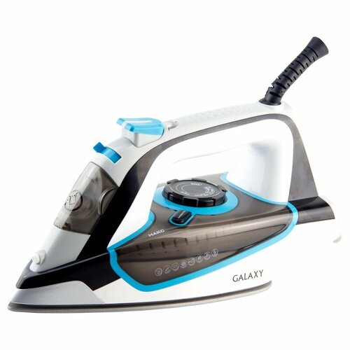 Утюг Galaxy GL 6107 2800Вт керамическое покрытие подошвы авоотключение антикапля антинакипь 339000₽