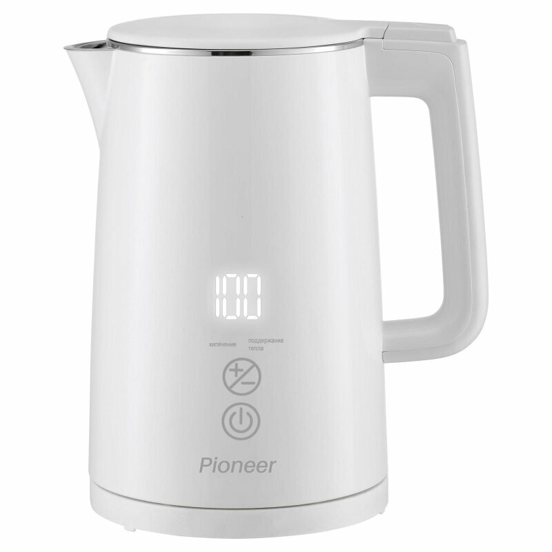 Чайник Pioneer KE577M white, белый, 1666152