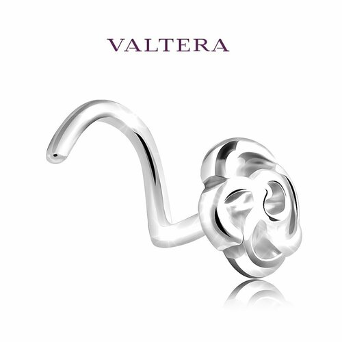 Пирсинг в нос VALTERA серебро 925 проба средний вес 026 гр серебристый 330₽