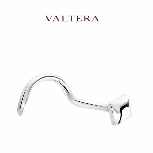 Пирсинг в нос VALTERA серебро 925 проба средний вес 013 гр серебристый 576₽