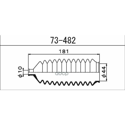 Пыльник Рулевой Системы Maruichi A001-32-126/A011-32-135/48572-60B10/48572-82000 1-56 (Maruichi) арт. 73482