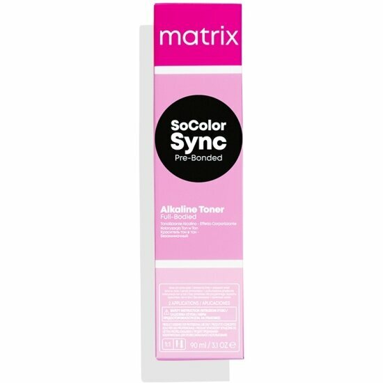 Краска для волос Matrix Cosmetics Matrix SoColor Sync Pre-Bonded без аммиака, 7CC+ блонд глубокий медный 7.44