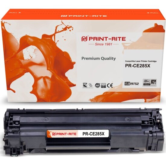 Картридж лазерный Print-rite TFHBEABPU1J PR-CE285X CE285X черный (3000стр.) для HP LJ M1130 MFP/ M11