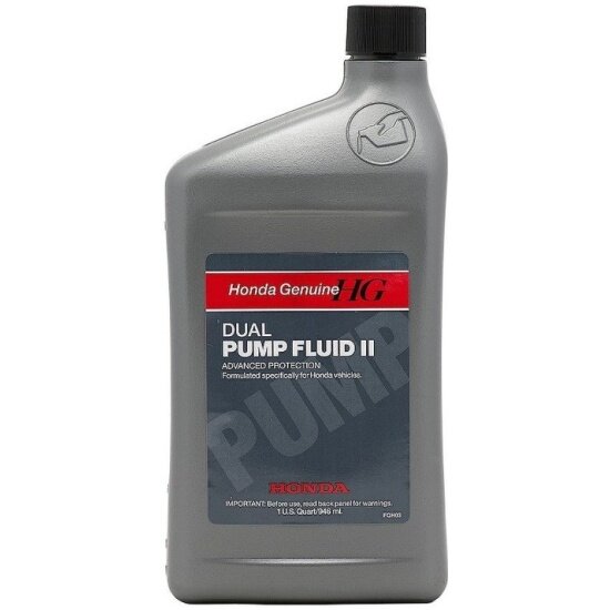 Трансмиссионное масло Honda Dual Pump Fluid II минеральное 0.946 л