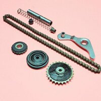 Комплект: Цепь ГРМ 25Н-82L + Натяжитель цепи ГРМ + Звезды ролики натяжителя цепи ГРМ с коромыслом  ...