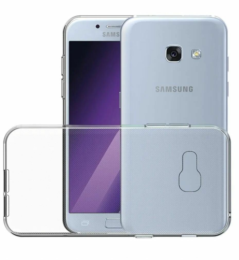 Samsung Galaxy A3 2017 A320 Силиконовый прозрачный чехол, Самсунг галакси а3 а320