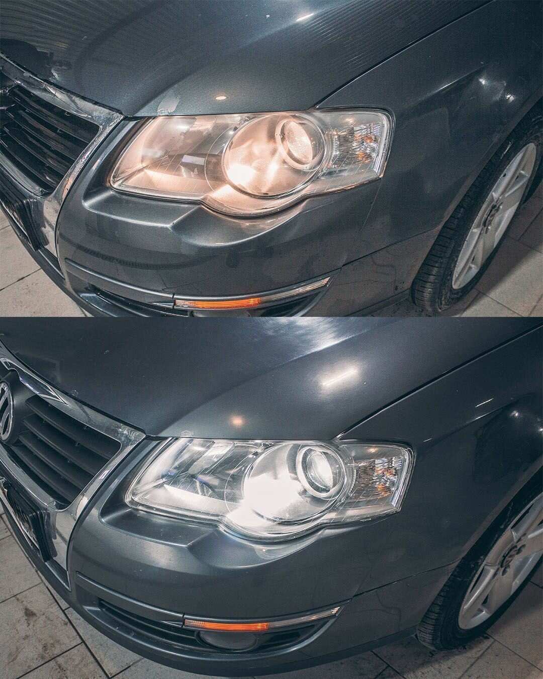 Комплект светодиодных Bi-led линз для Volkswagen Passat B6 2005-2010 AFS линзы на пассат адаптив — фото 9