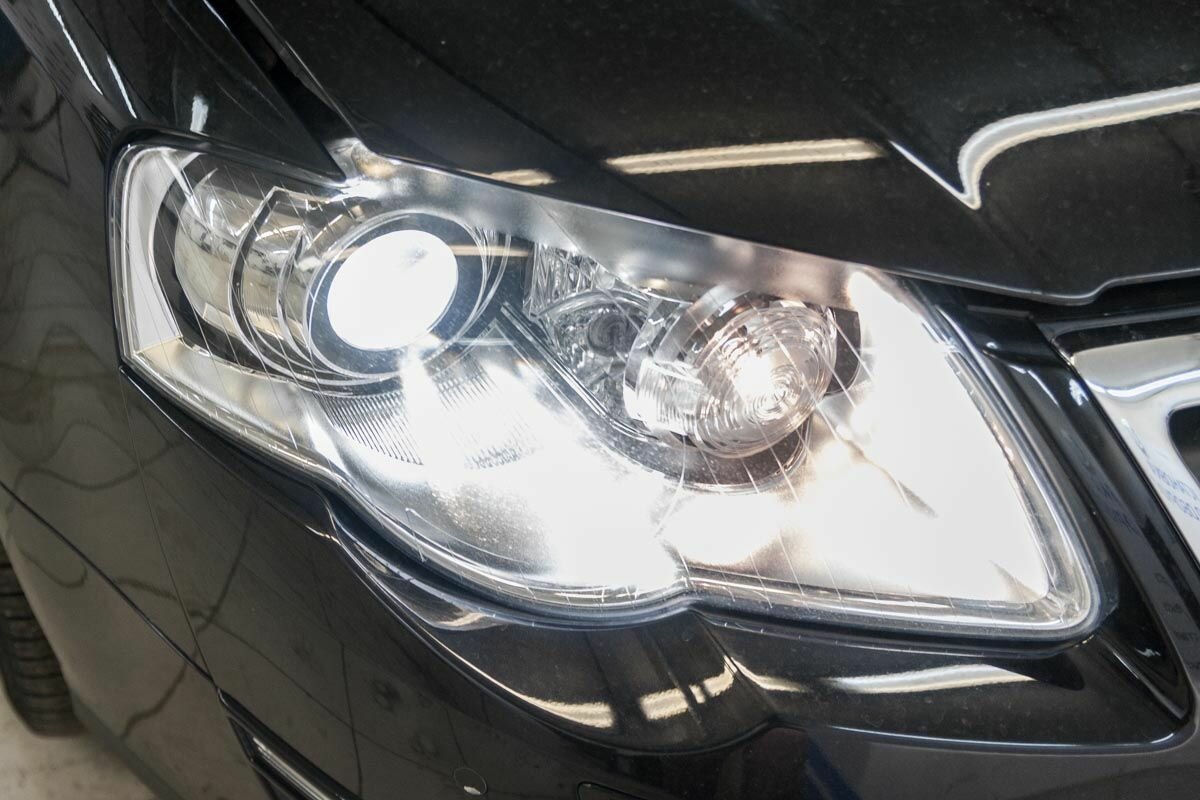 Комплект светодиодных Bi-led линз для Volkswagen Passat B6 2005-2010 AFS линзы на пассат адаптив — фото 2