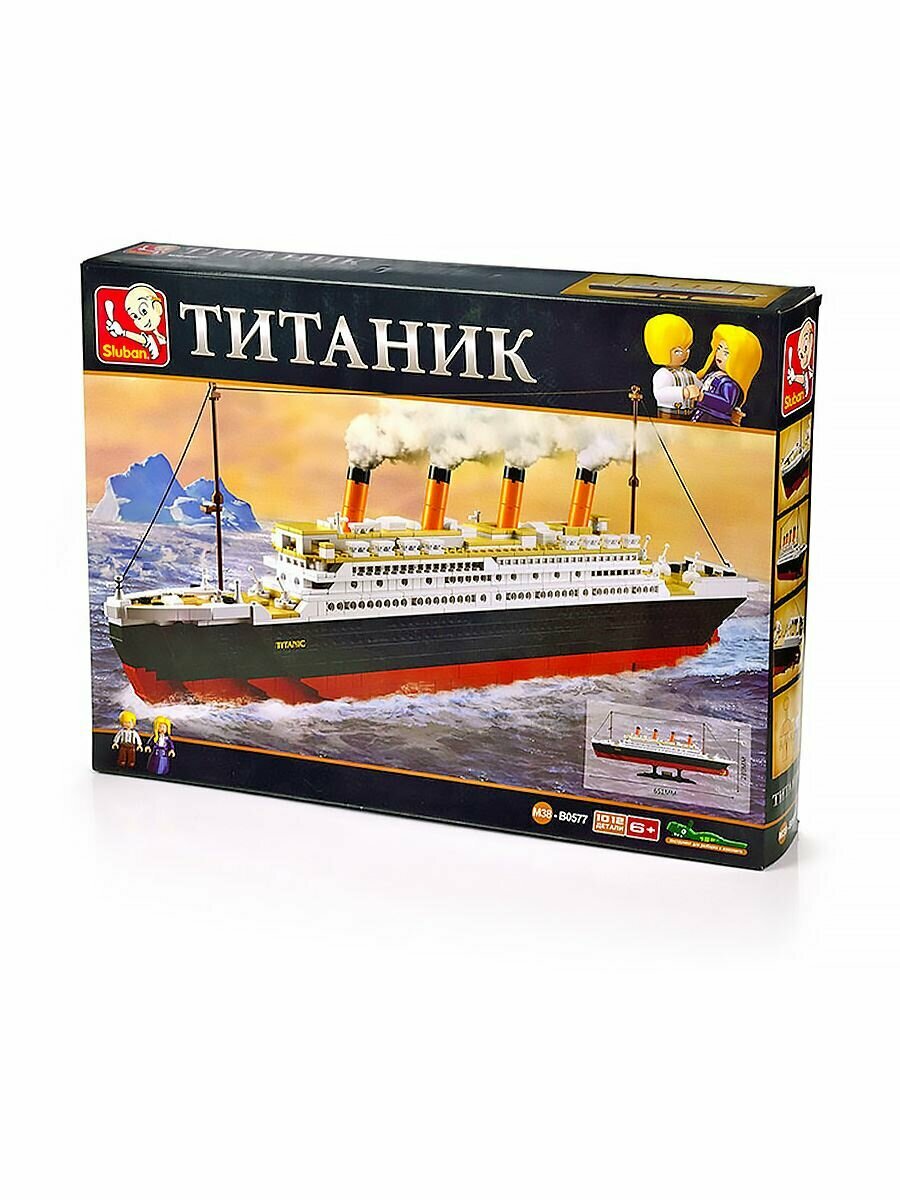 Конструктор "Титаник" (1012дет) в коробке M38-B0577 Sluban - фото №19