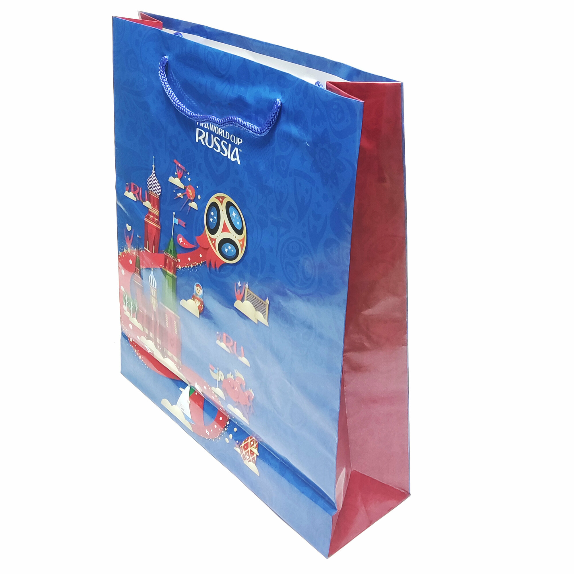 Подарочный пакет 1Toy FIFA 2018 бум.глянц. (Синий) 35 х 28 х 9 см 2018 FIFA World Cup Russia™ - фото №5