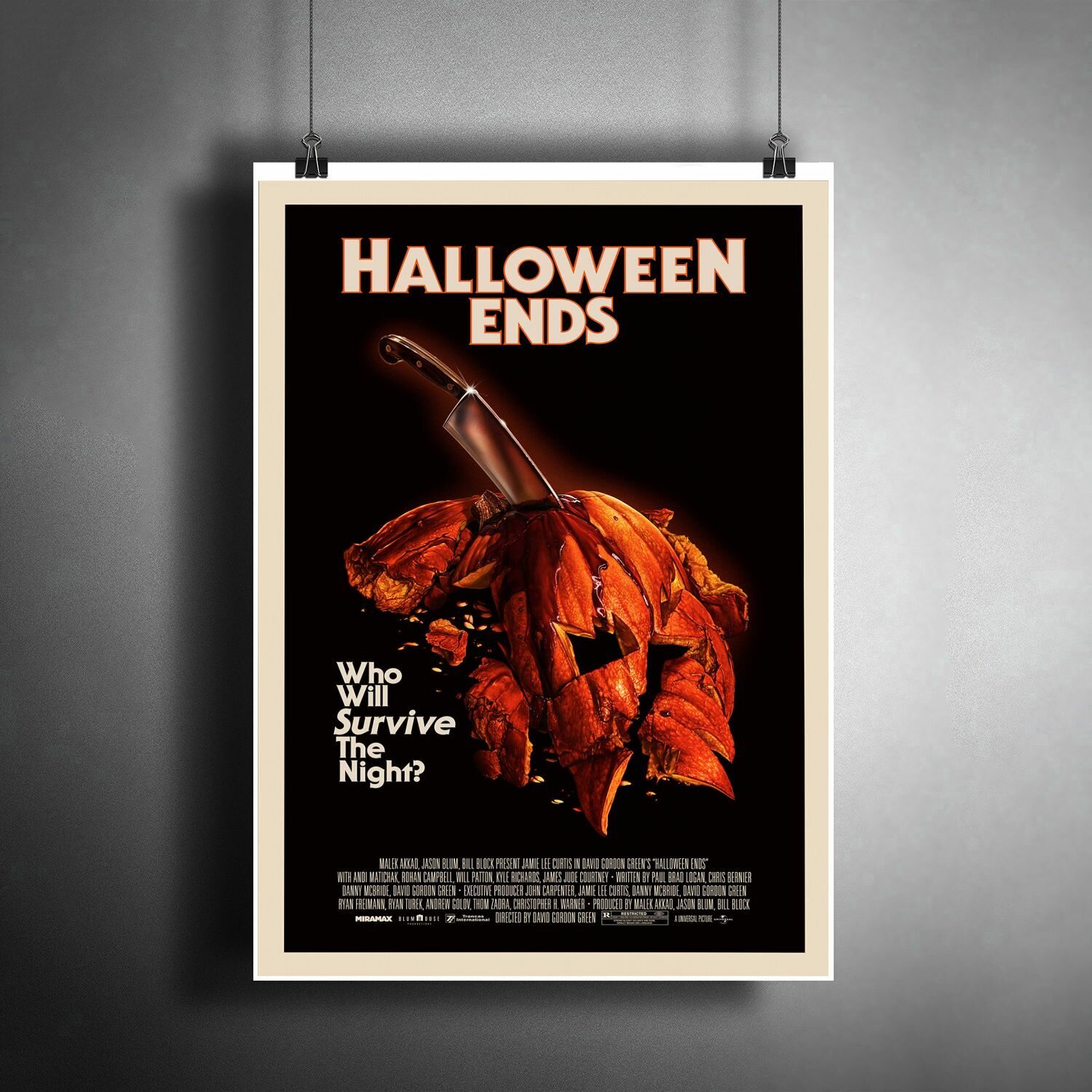 Постер плакат "Хэллоуин фильм ужасов. Майкл Майерс" / Декор дома, офиса, комнаты, квартиры, детской A3 (297 x 420 мм)