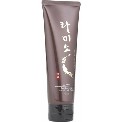 La Miso Маска для волос с красным женьшенем - Red ginseng repair hair pack, 120мл la miso маска для волос red ginseng 120 мл