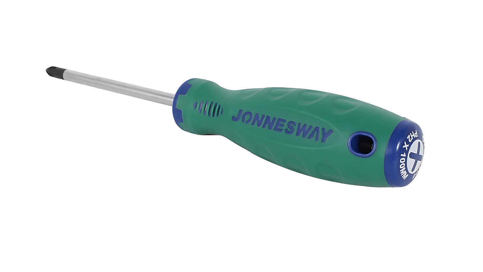 Отвертка Jonnesway стержневая крестовая ANTI-SLIP GRIP, PH2х100 мм - фото №9