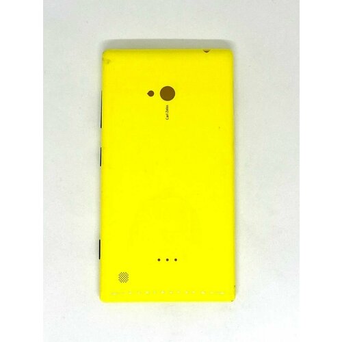 Задняя крышка для Nokia Lumia 720 (RM-885) желтый задняя крышка матовая для nokia lumia 625 rm 941 зеленый