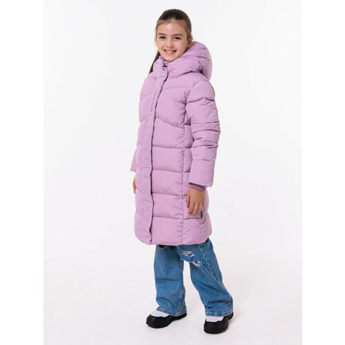 фото Куртка аксарт зимняя, размер 152, розовый