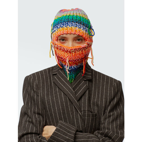 фото Балаклава evgrafova, размер 54/62, мультиколор, оранжевый