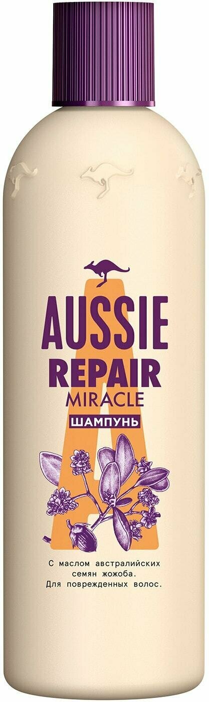 Шампунь Aussie Repair Miracle 300мл 3 шт