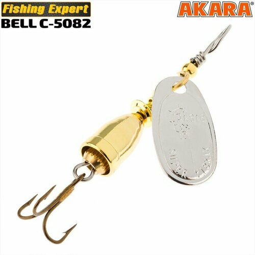 фото Блесна вращающаяся akara c-5082, 4 г, цвет 001/go (комплект из 4 шт)