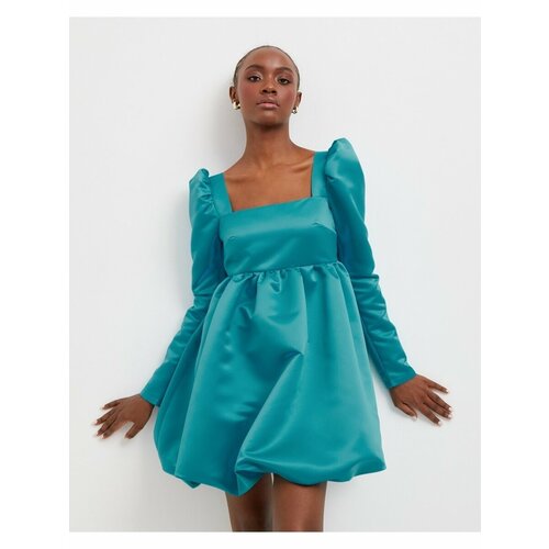 фото Платье fashion.love.story, размер 50, бирюзовый