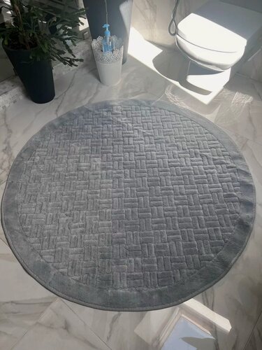 Изображение товара Коврик для ванной и туалета Natali's Carpets круглый 120х120 см Турция
