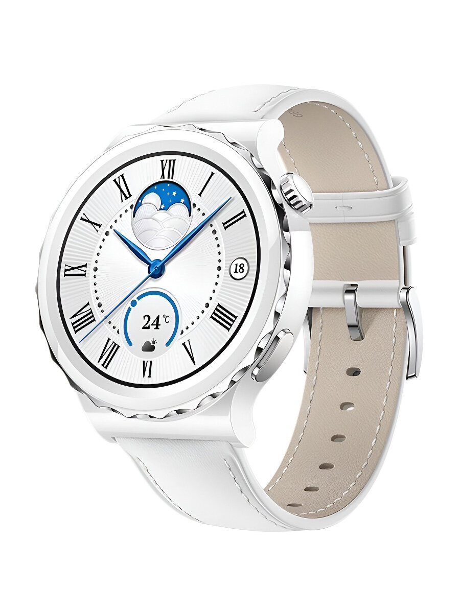 Умные часы HUAWEI GT 3 Pro, FRIGGA-B19, 43 мм , серебристые