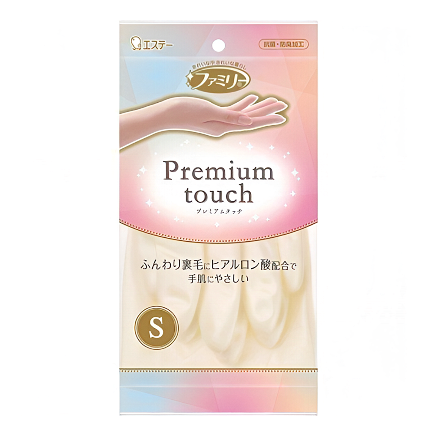 Перчатки виниловые ST Family Soft-Beauty с гиалуроновой кислотой, жемчужные, р-р S, 1 пара