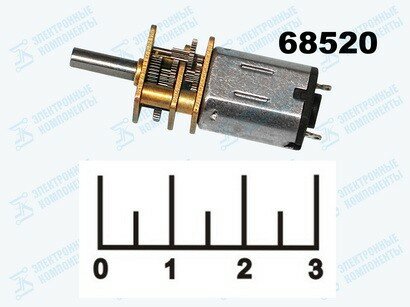 Мотор-редуктор 6V 120RPM 250:1