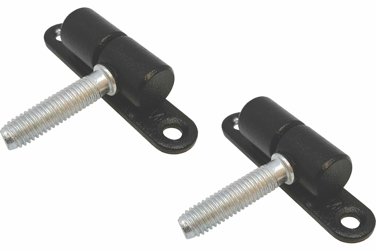 Петля ввертная ПВО-4, ø8 мм сталь цвет черный Левша - фото №1