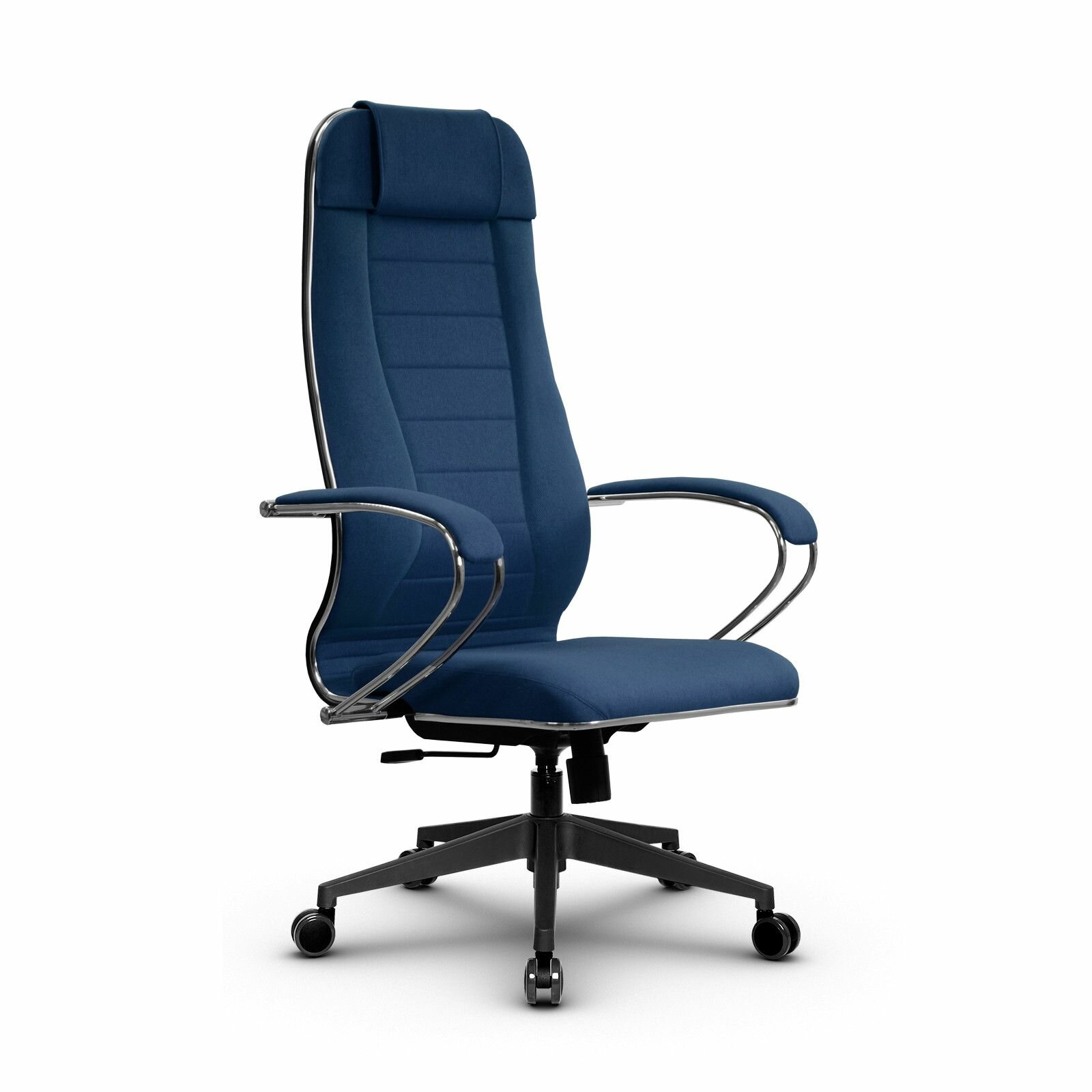 Кресло компьютерное метта B 1m 32PF/подл.127/осн.002 Рогожка B Синий