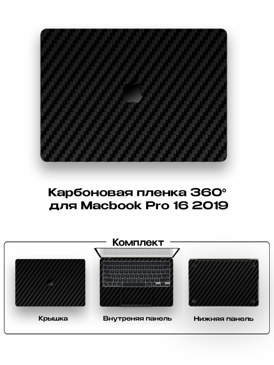 Защитное покрытие для Macbook Pro 16 2019года/ Самоклеющаяся наклейка на ноутбук