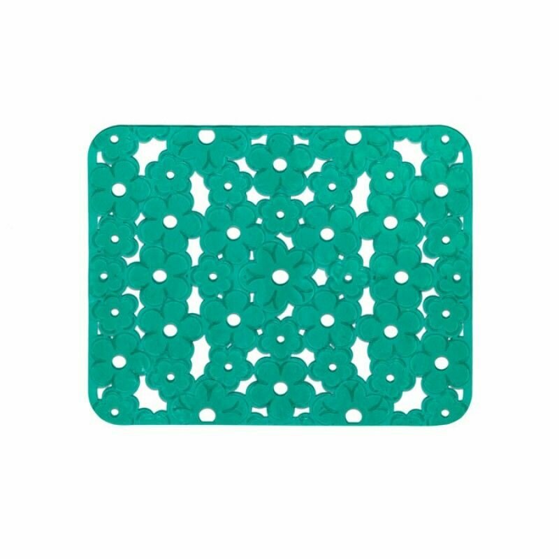 ПВХ коврик для раковины на кухне 25х31 см. Ромашка/ решётка для раковины