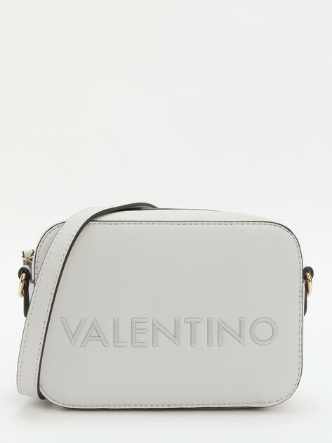 Сумка кросс-боди Valentino, фактура гладкая, серый